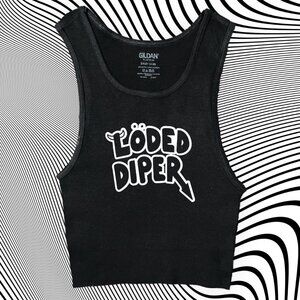 Loded Diped Unisex Cropped Tank